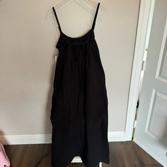 NWT Sol Angeles Gauze Black Maxi Dress M/L - Picture 8 of 12